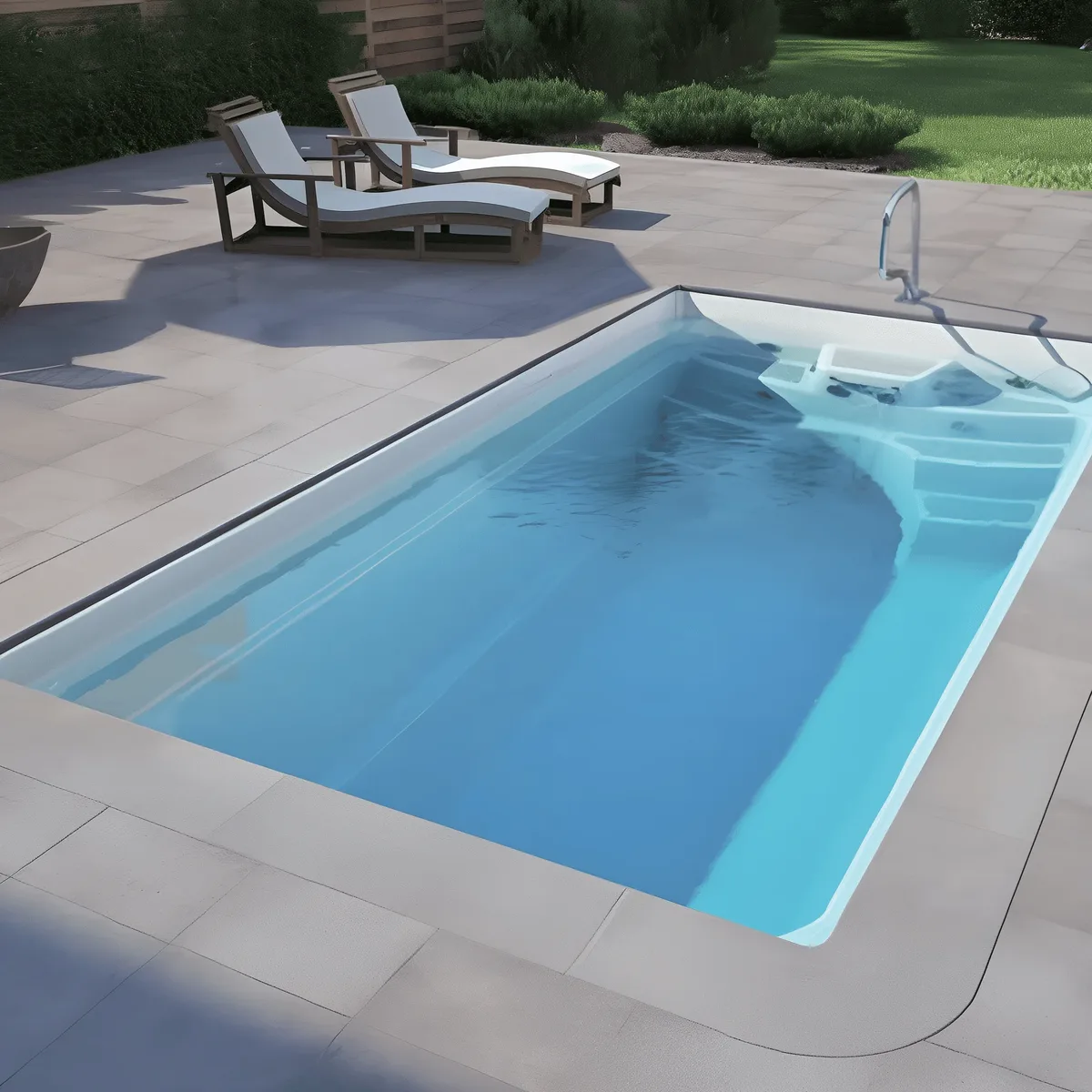 Композитный бассейн Laguna 5 — вид сверху в Магнитогорске