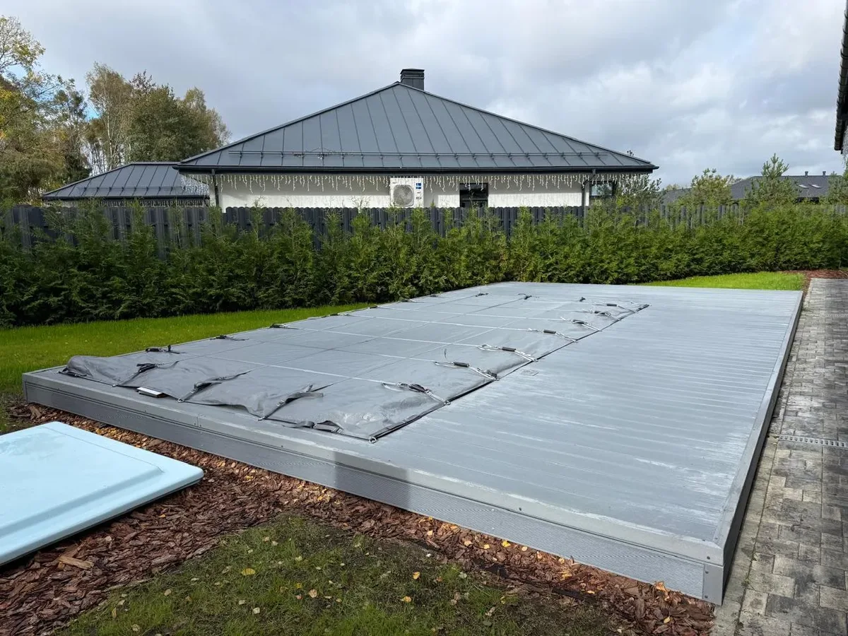 Покрывало Laguna Cover Mesh — установка в Магнитогорске