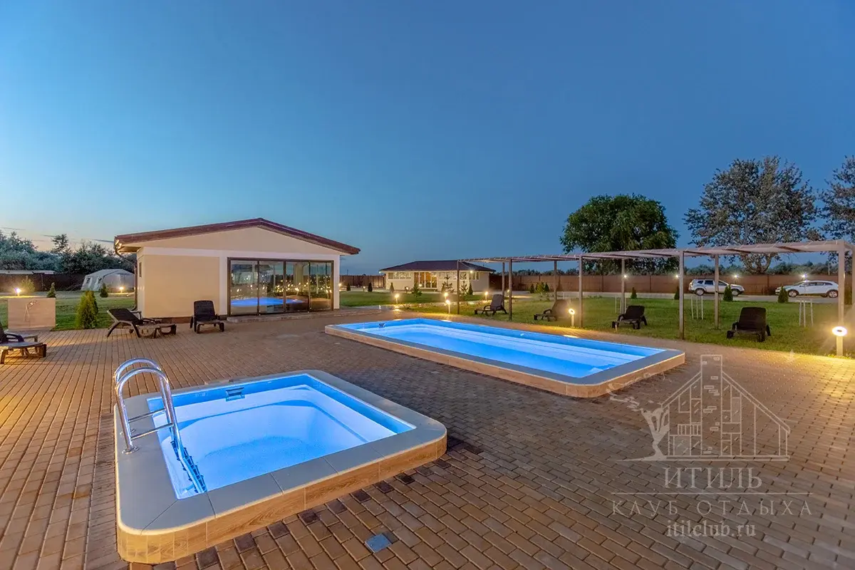 Композитная купель Laguna 3 — установка в Магнитогорске